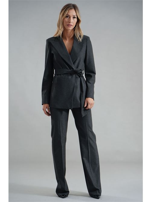 Giacca gessata federica erre | MYA 702GRIGIO